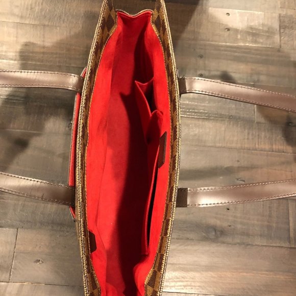 Louis Vuitton Parioli Damier Ebene with Dark Brown Leather Trim - Picture 7 of 9